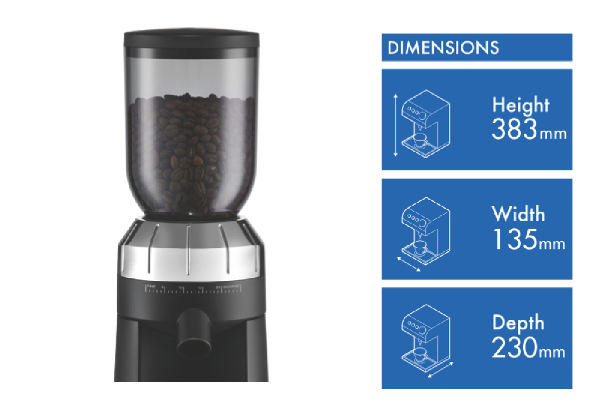 Krups Die Cast Conical Burr Grinder