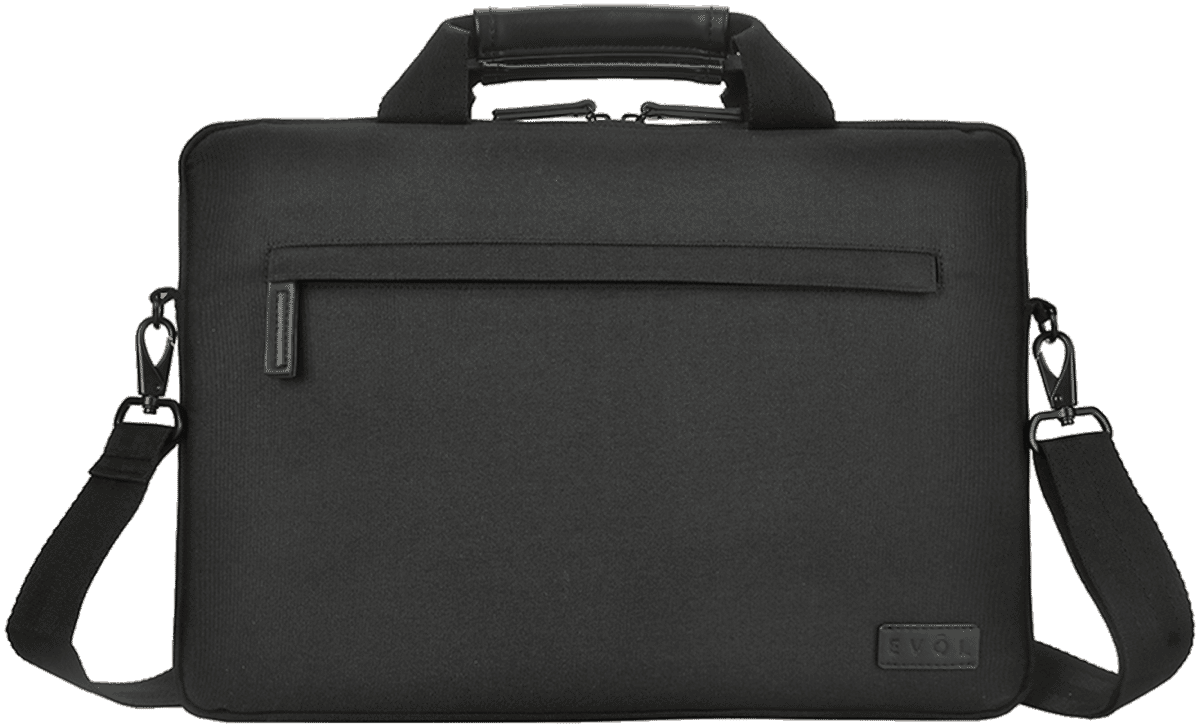 Generation Earth 13.3' Recycled Laptop Briefcase (Black)