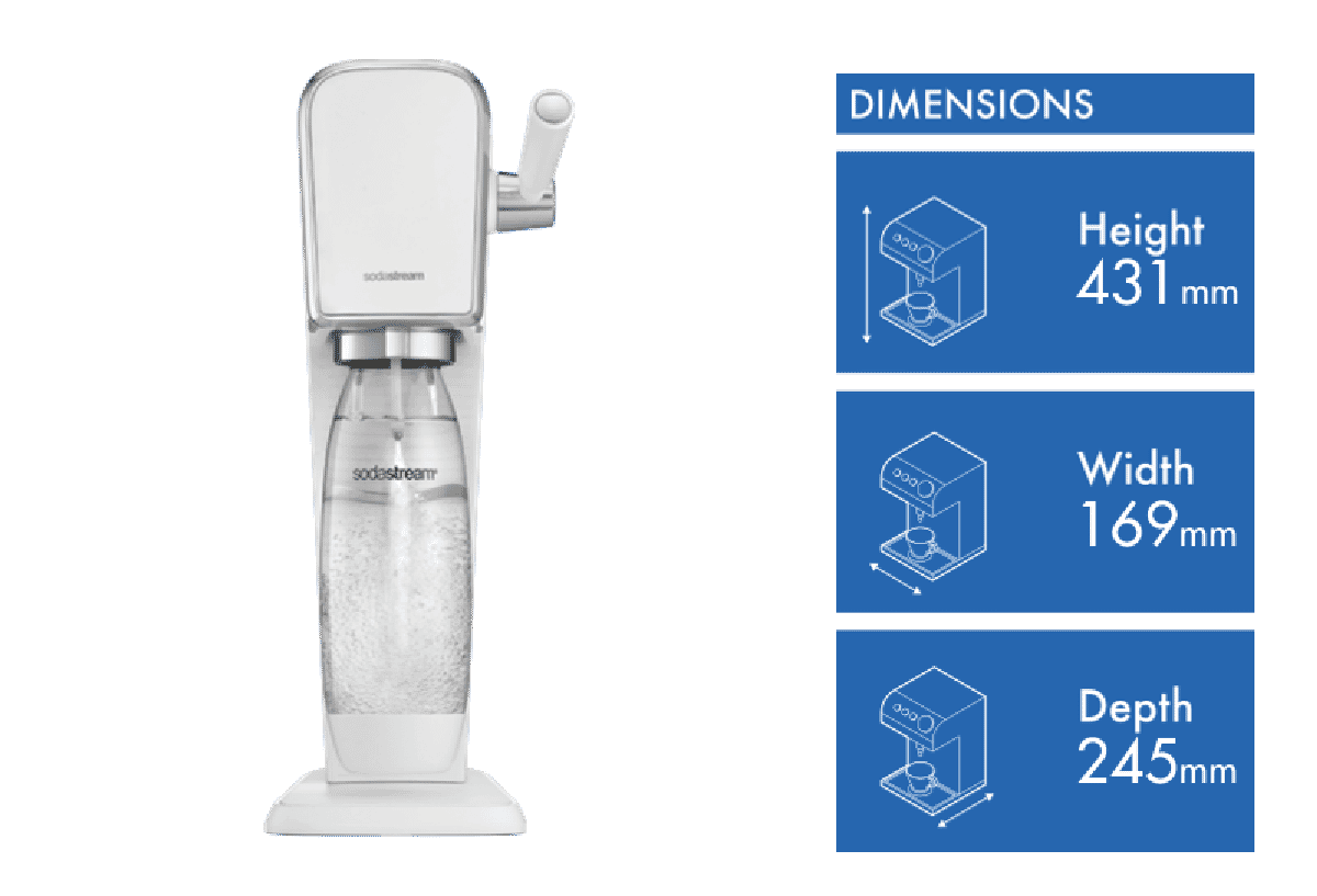 Sodastream Art Sparkling Water Maker - White