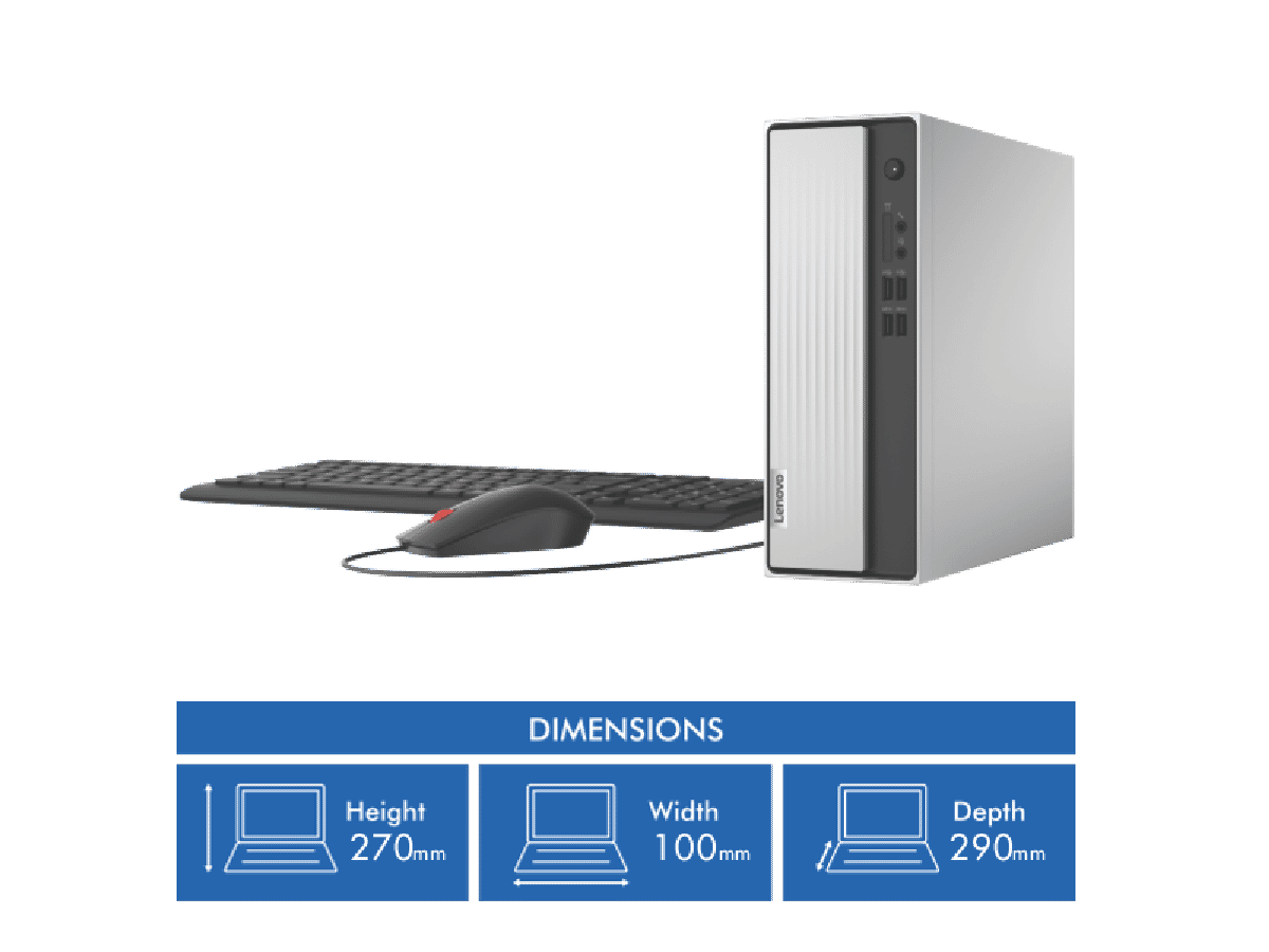 Lenovo IdeaCentre 3 Ryzen 5 16GB 128GB + 1TB Win 11 Desktop