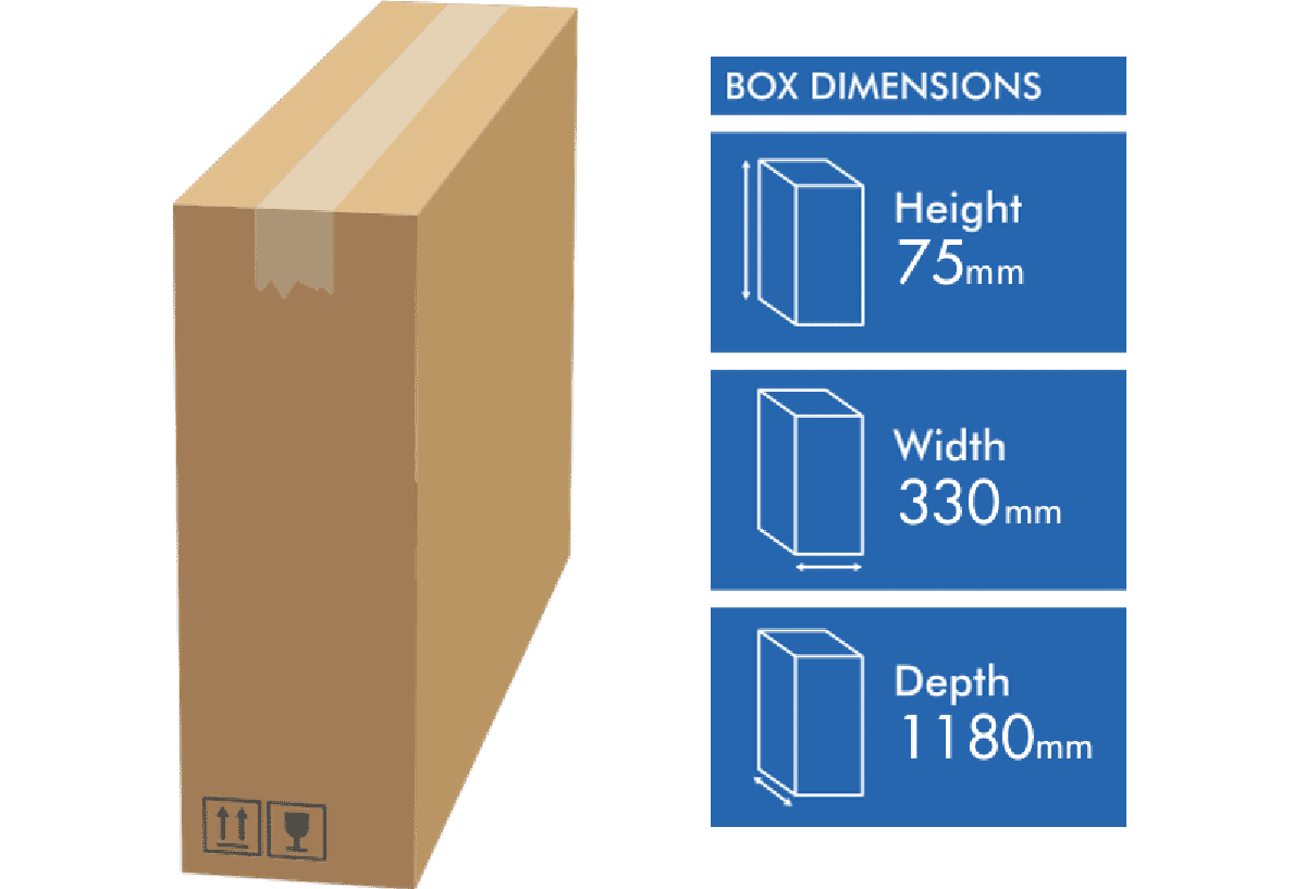 Vogels TV Floor Stand (Up to 77') Black & Oak