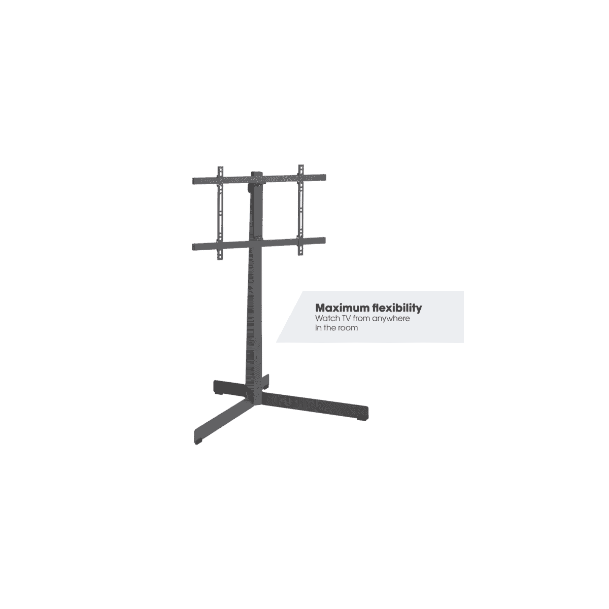 Vogels TV Floor Stand (Upto 77") Black Steel TVS3690B