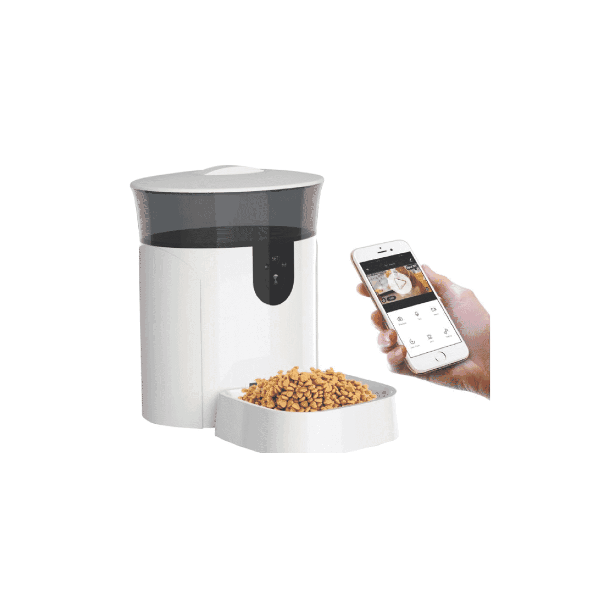 Tech4Pets 7L Smart Pet Feeder with 1080P Camera T4P-FEEDCAM7L