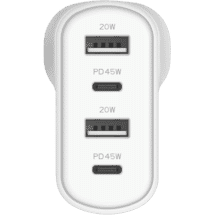 CygnettPowerPlus 4 Port 45w PD Wall Charger  - White50082013
