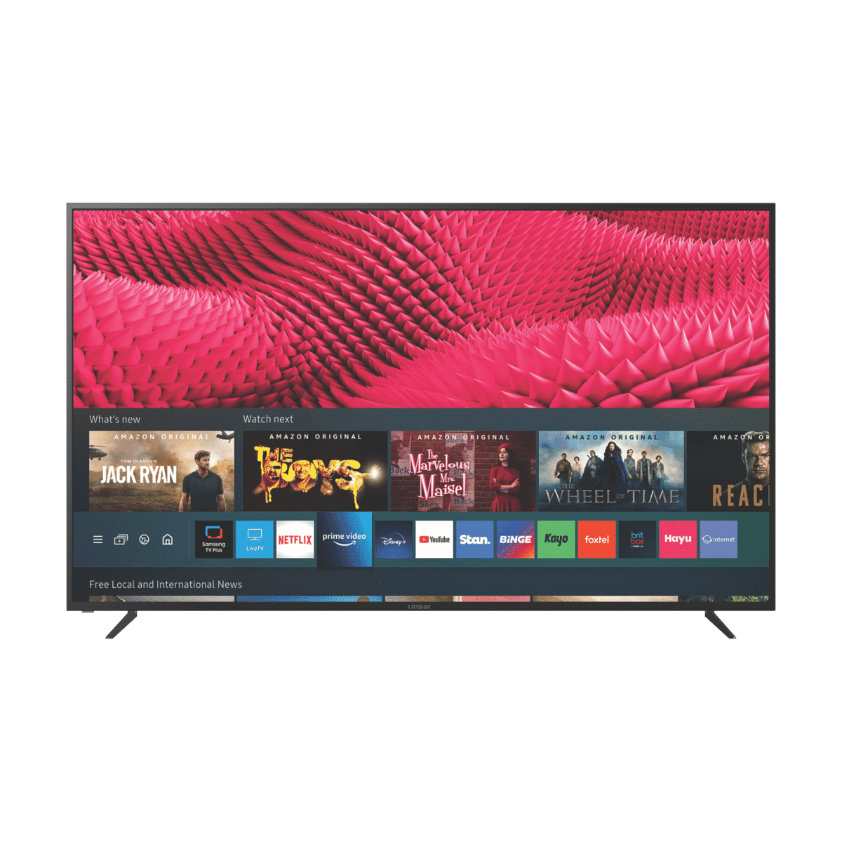 Linsar LS75UHDZEN 75 4K UHD Smart Tizen TV 2022 at The Good Guys