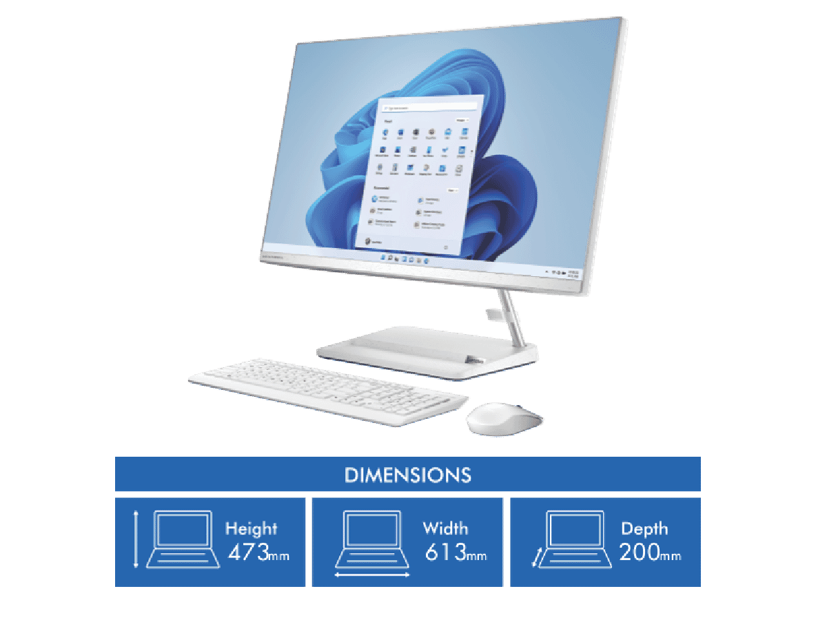 Lenovo IdeaCentre 3i 27' FHD i3 8GB 512GB Win 11 AIO