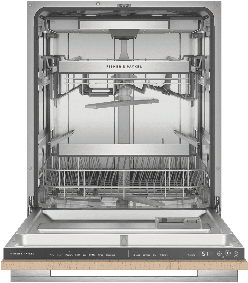Fisher & Paykel DW60U4I2 Fully Integrated Integrated Dishwasher at The