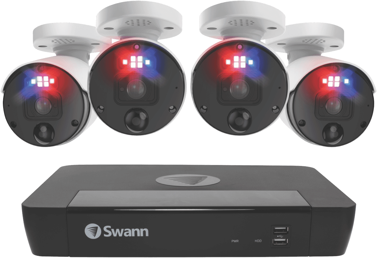 Swann 12MP 2TB NVR Kit w/ 4 x Bullet Enforcer Cameras