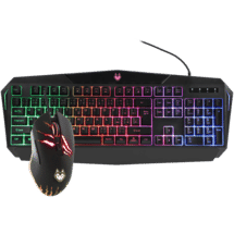 Lycan Gaming NYX Rainbow LED Gaming Keyboard & Mouse Combo