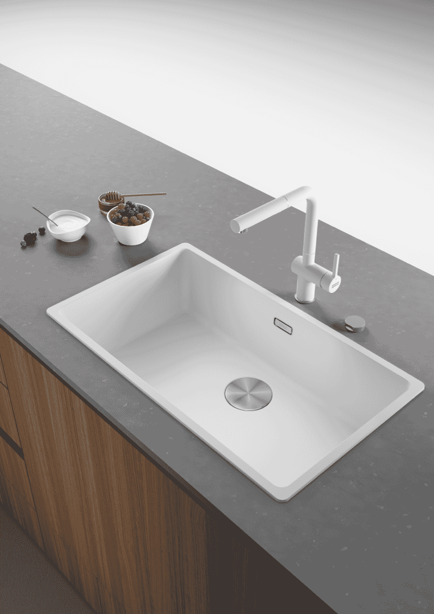 Franke Active L Pullout 2 Jets - Matt White