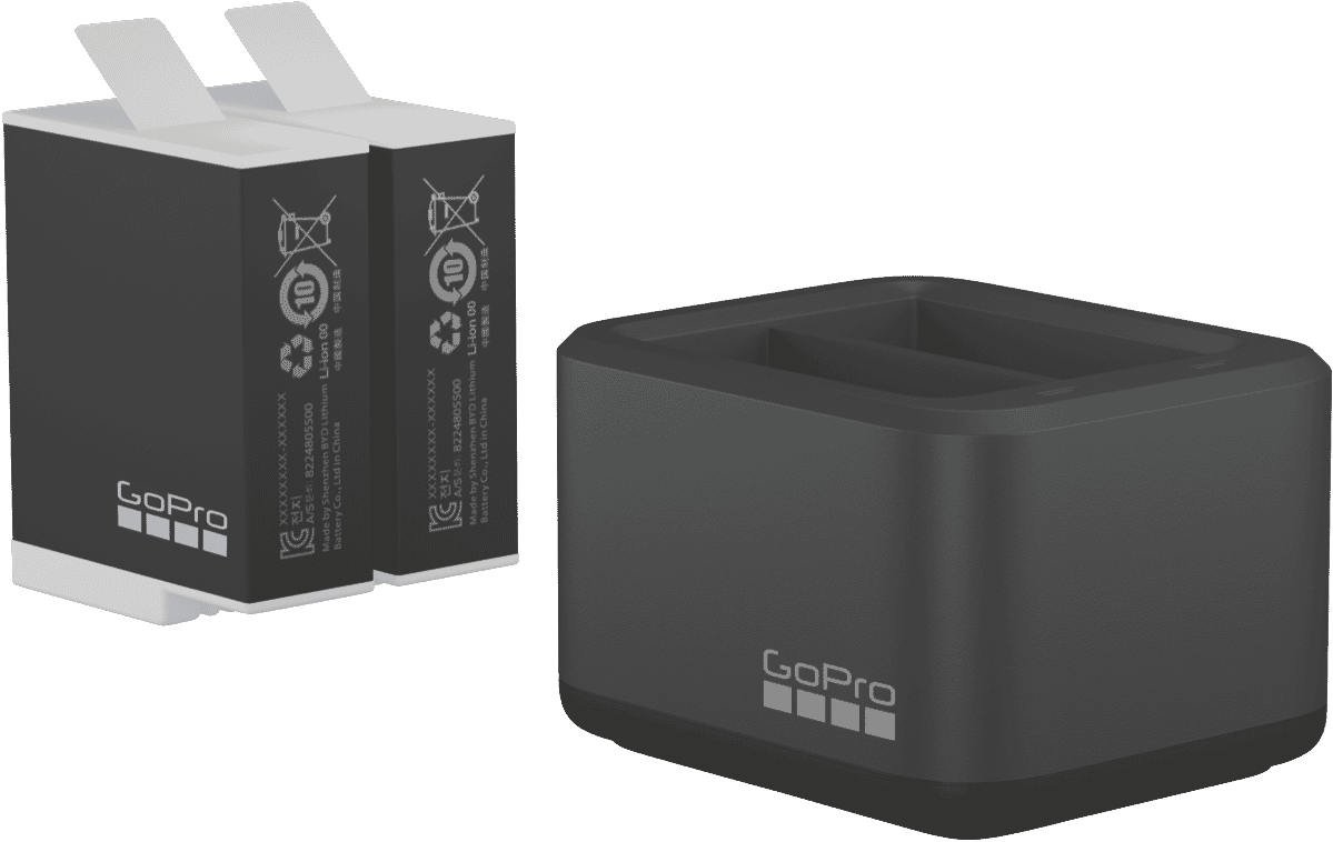 GoPro Dual Charger + Enduro Bat (H12/11/10/9)