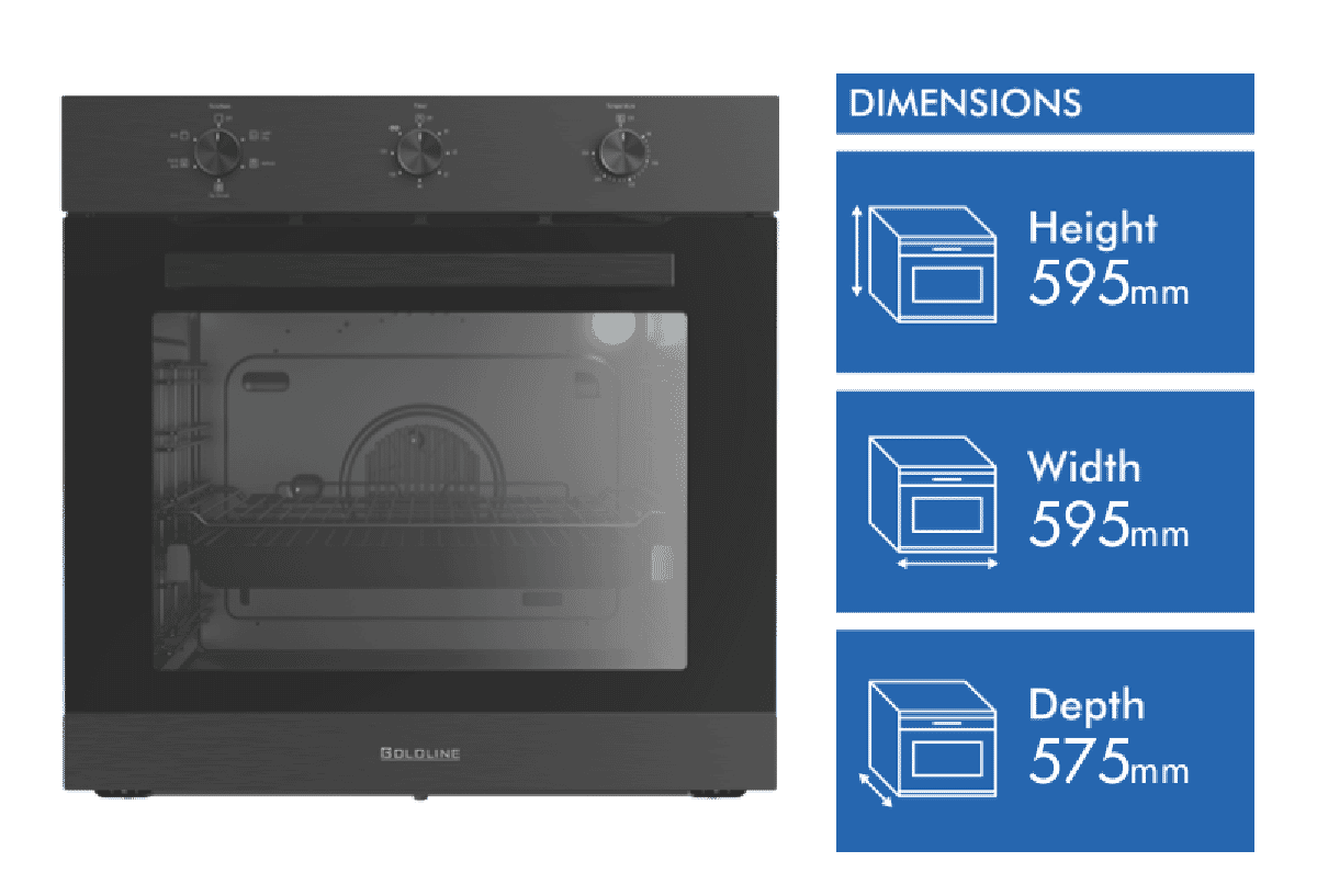 Goldline 60cm Electric Oven