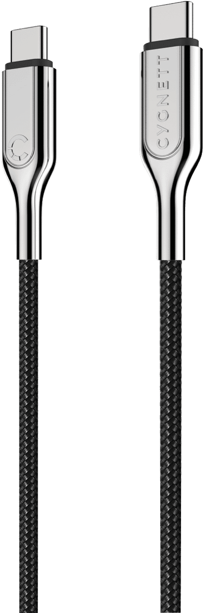 Cygnett USB-C to USB-C 2.0 Armored Cable 3M - Black