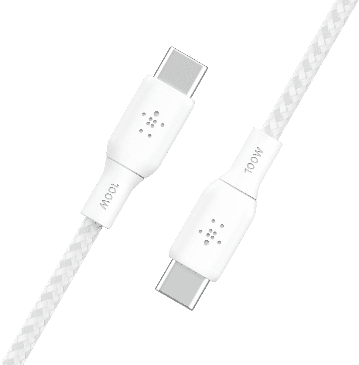 Belkin BRAIDED USB C-C 2.0 100W 2M WHT
