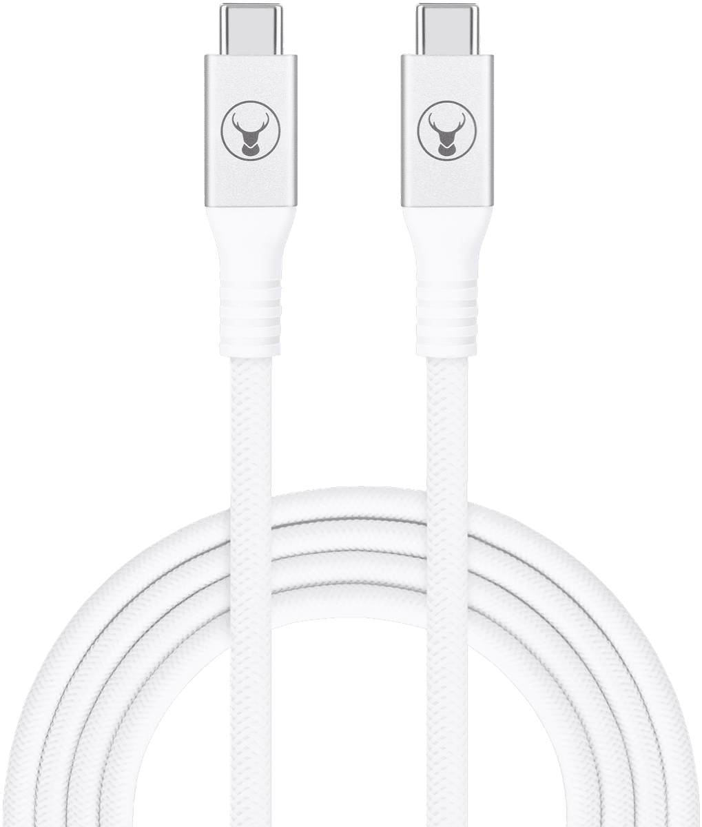 Bonelk USB-C to USB-C Long-Life 10Gbps Transfer Cable - White (2m)