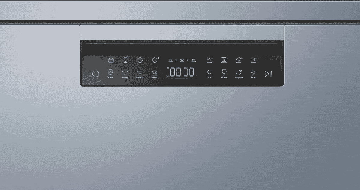 Haier HDW15F3S1 Freestanding Dishwasher Satina at The Good Guys