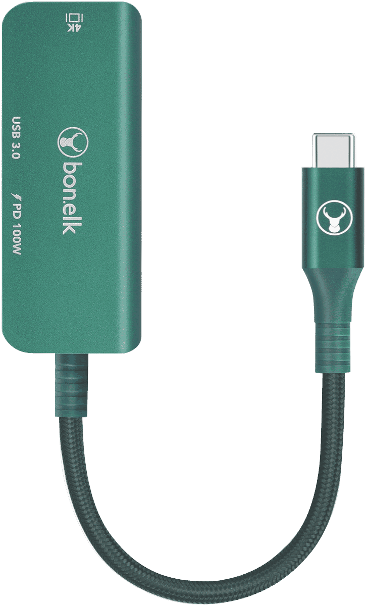 Bonelk Long-Life 3in1 Multiport Hub (Green)