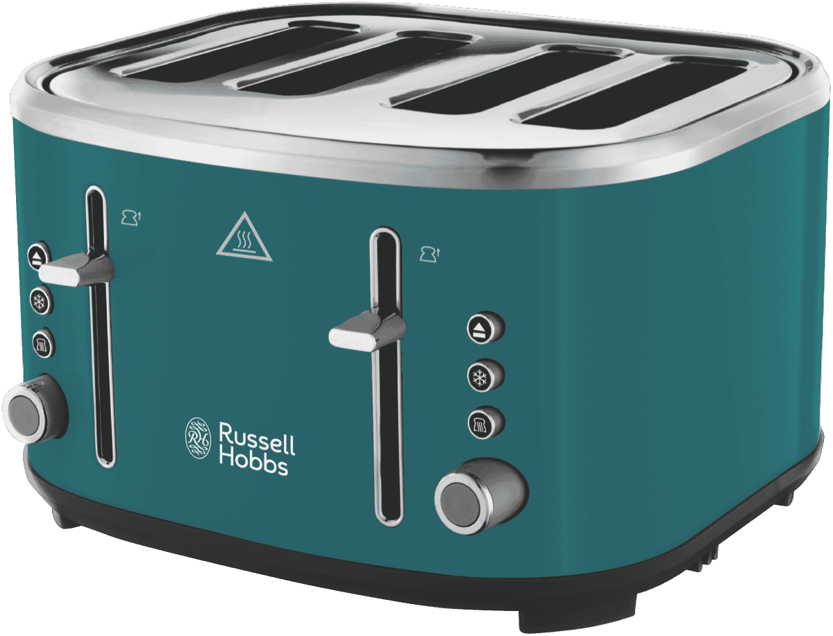 Russell Hobbs Legacy 4 Slice Toaster Deep Lagoon