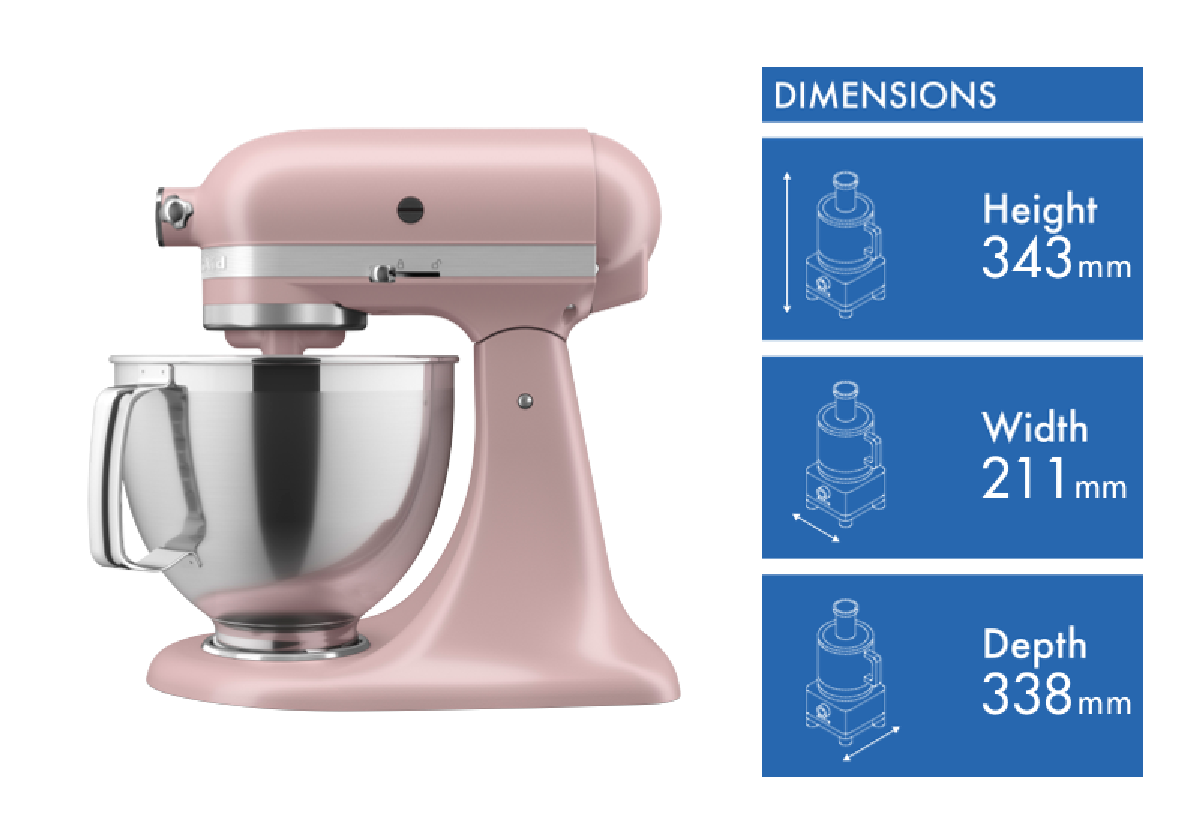 Kitchenaid Artisan Ksm195 Mixer, Dried Rose