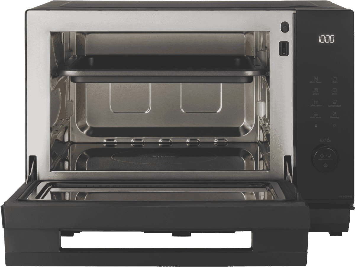 Panasonic 27L 1000W 4in1 Flatbed Convection Oven Black NNDS59NBQPQ