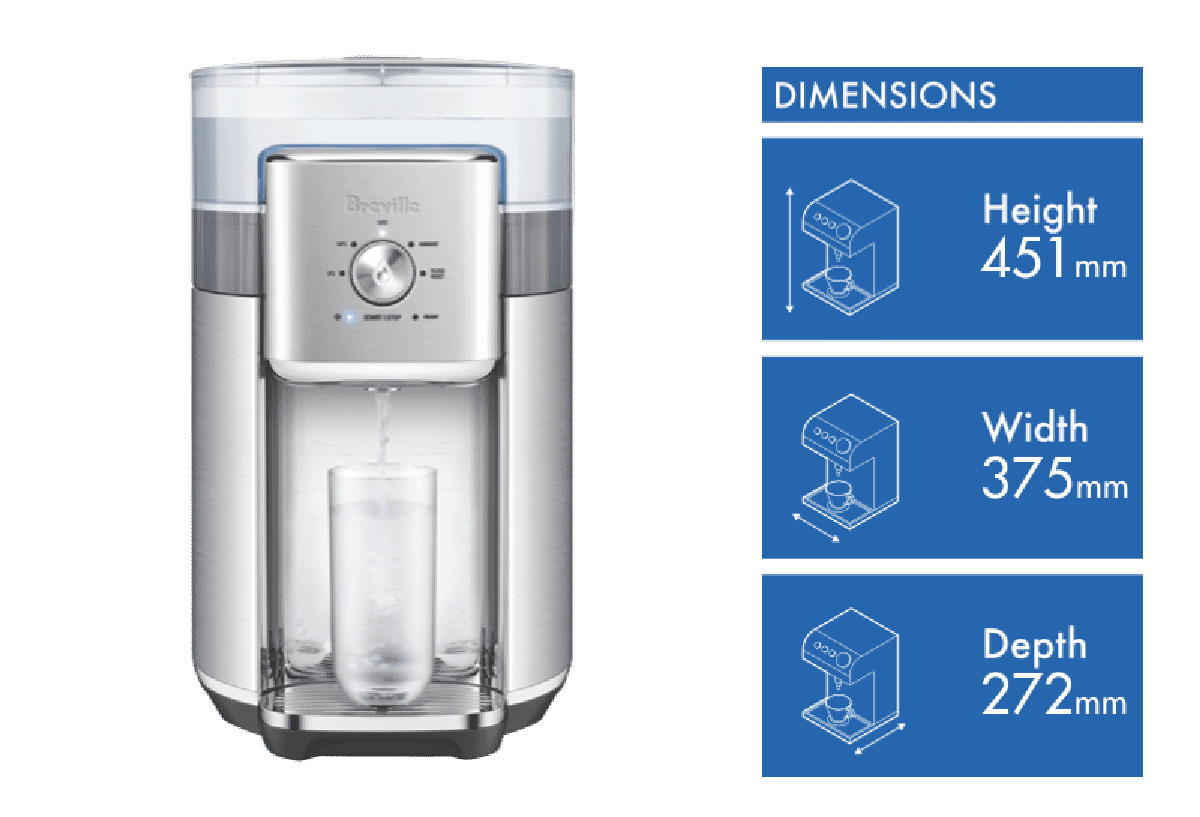 Benchtop water cooler big 2024 w