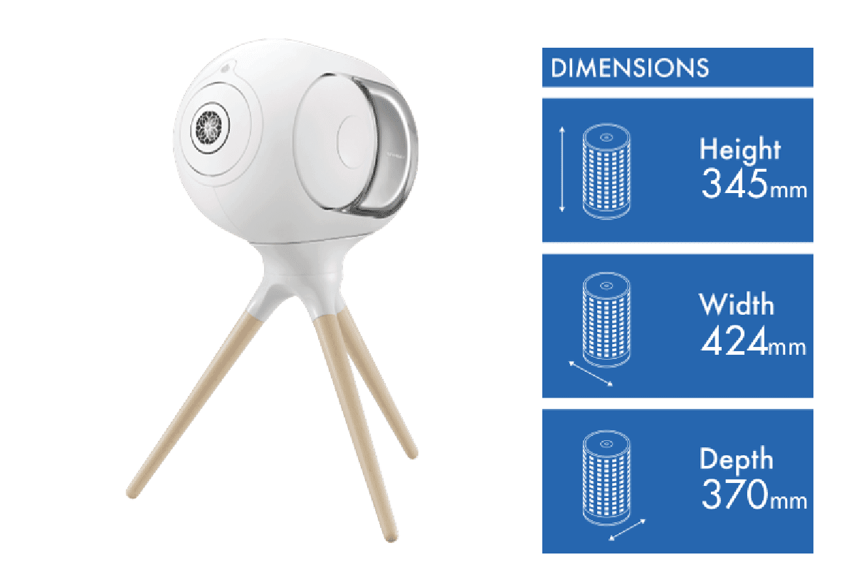 Devialet best sale phantom dimensions