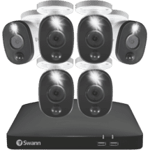 Swann1080p 6 Camera DVR Kit with 6 Warning Light50083583