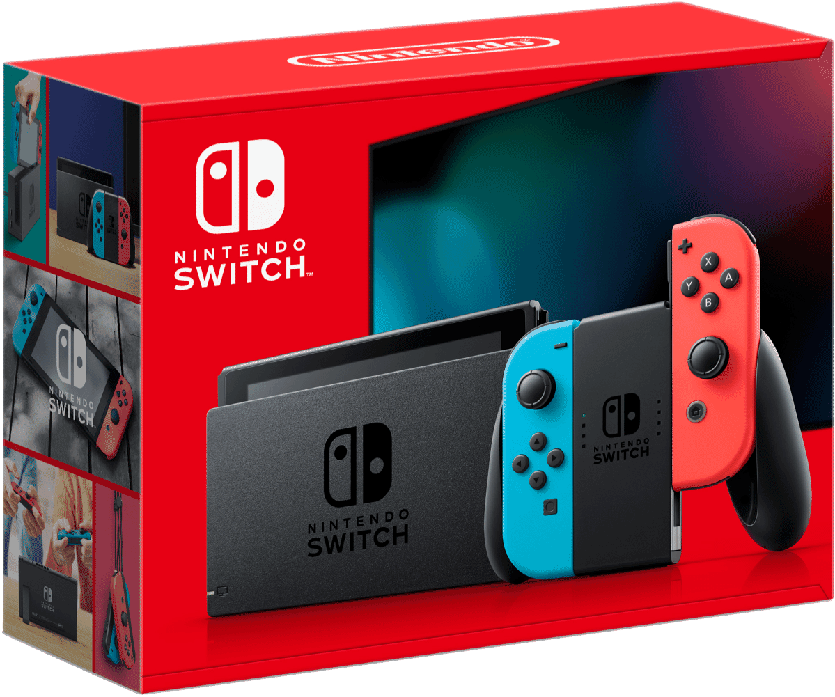Nintendo 99282 Switch Console - Neon Red/ Blue at The Good Guys