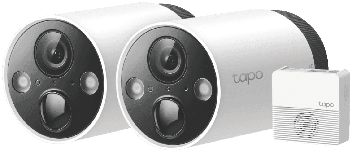 TP-Link Tapo 2K Smart Wire-Free Security Camera System w/Smart Hub - 2 Pack  - Bunnings Australia