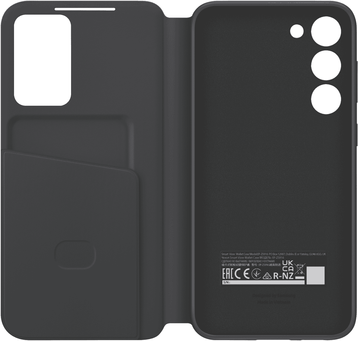 Samsung Galaxy S23+ Smart Clear View - Black