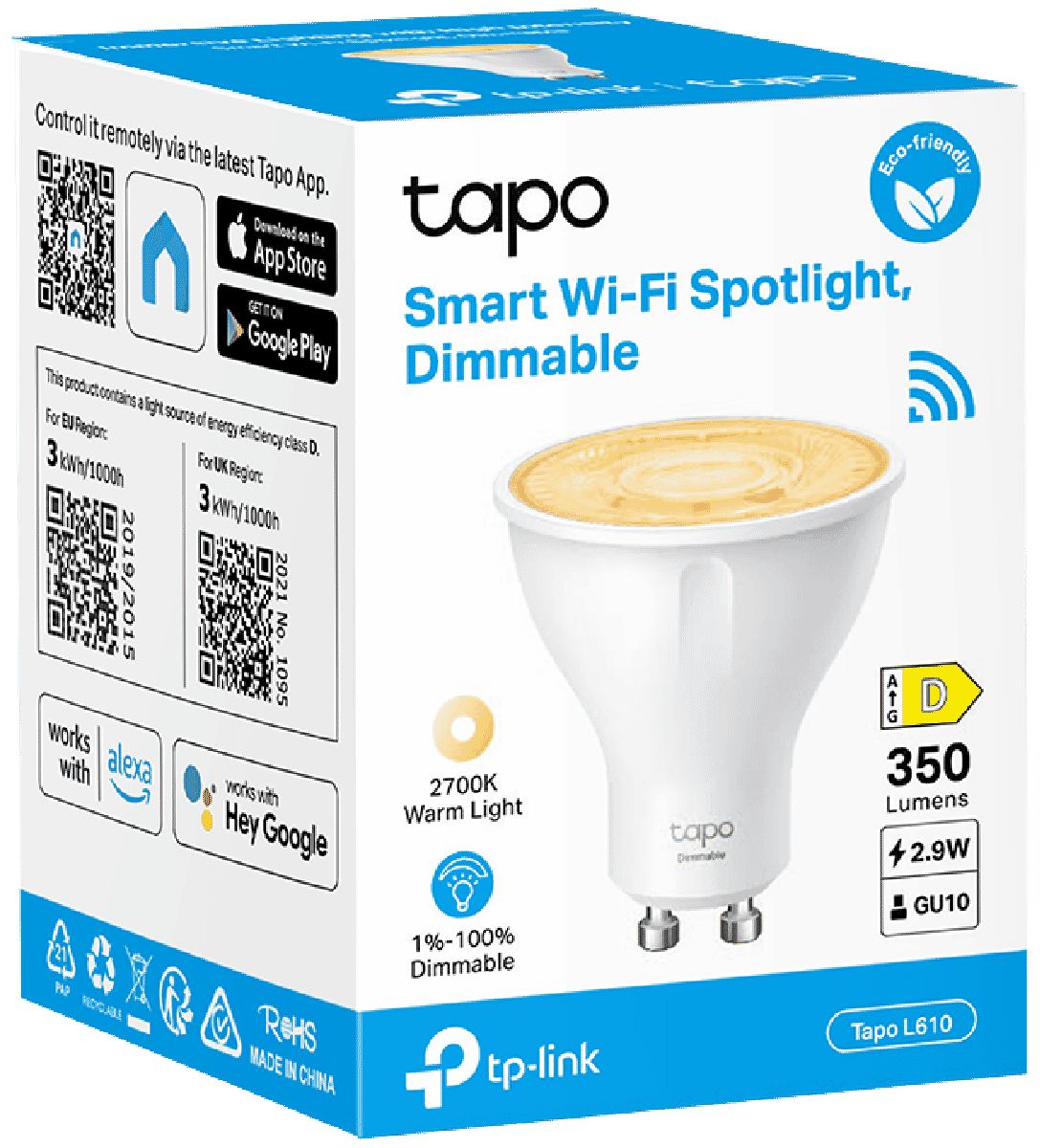 TP-LINK Tapo GU10 White Smart Downlight