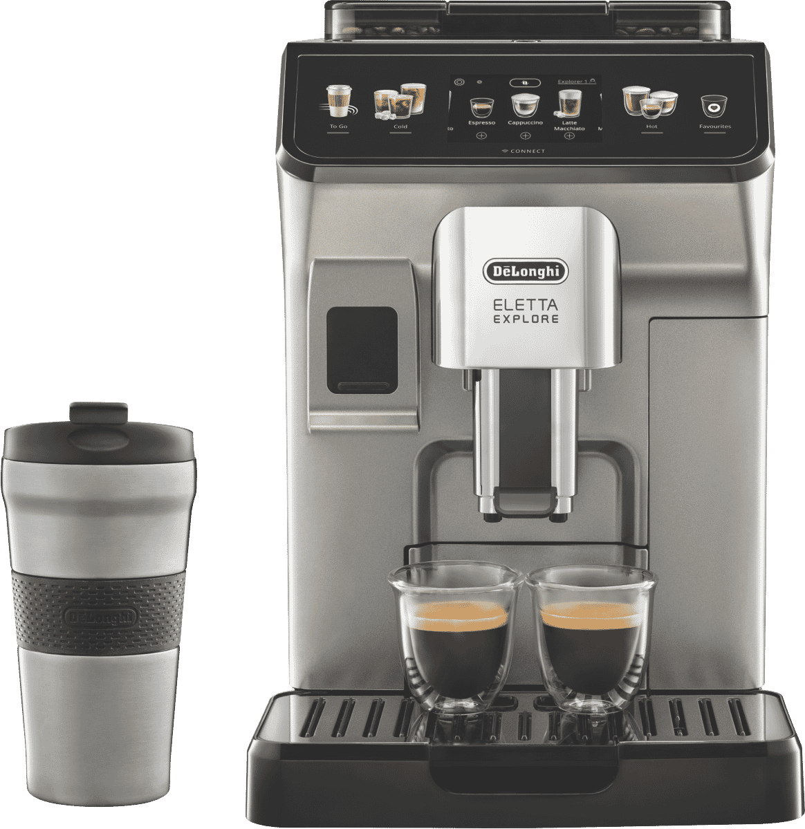 DeLonghi ECAM45086T Eletta Explore Automatic Coffee Machine at The Good