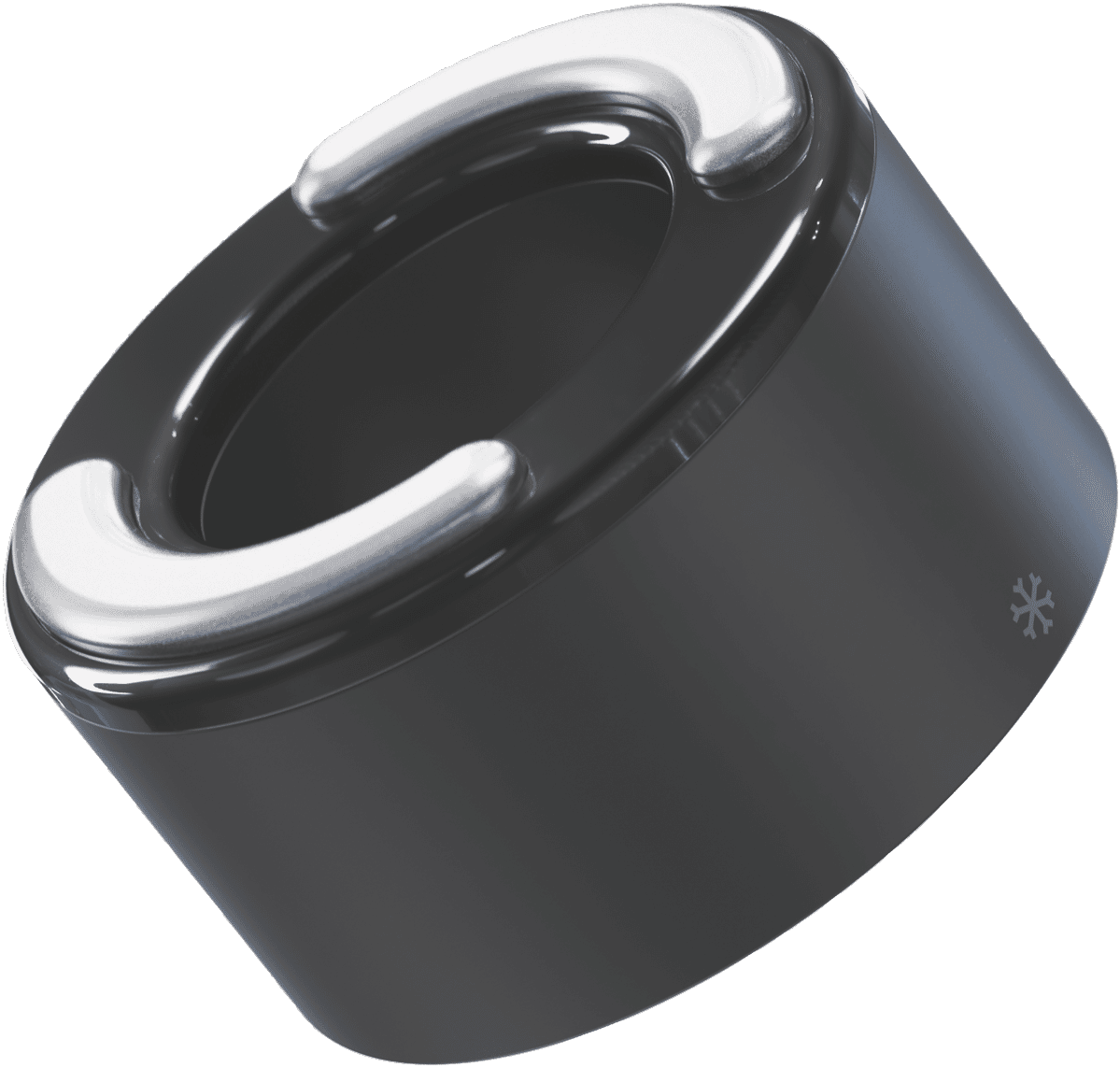 Therabody TheraFace Hot and Cold Rings Black