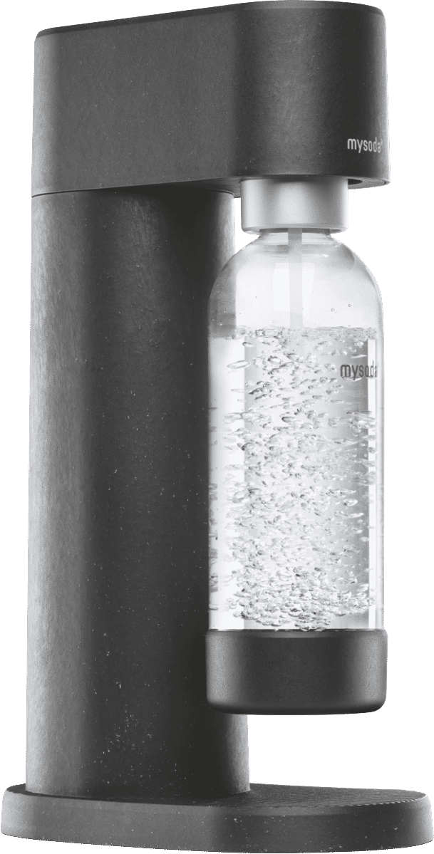 MYSODA Woody Sparkling Water Maker Black