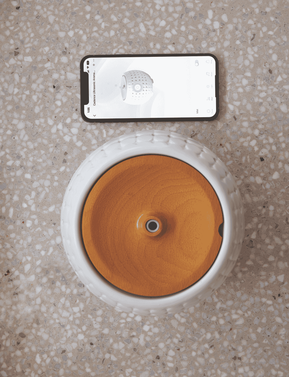 Ellia Cadence Ultrasonic WiFi Diffuser White