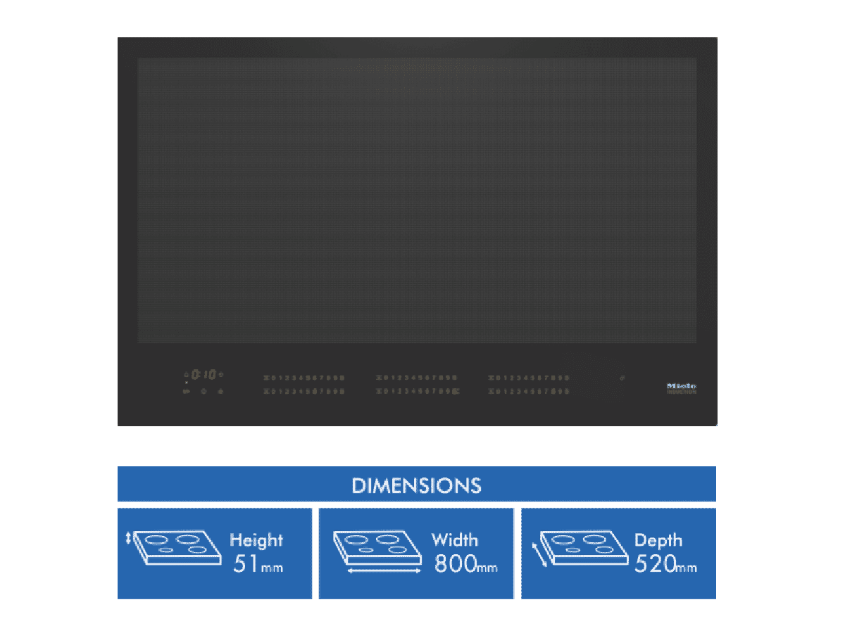 Miele 80cm Induction Cooktop KM 76782 FL