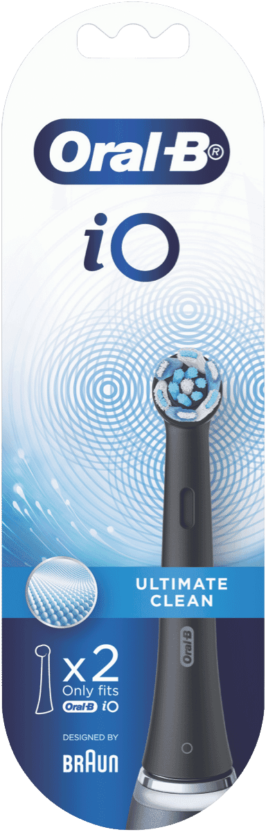 Oral B Oral B IO Black Ultimate Clean Replacement Heads 2Pk