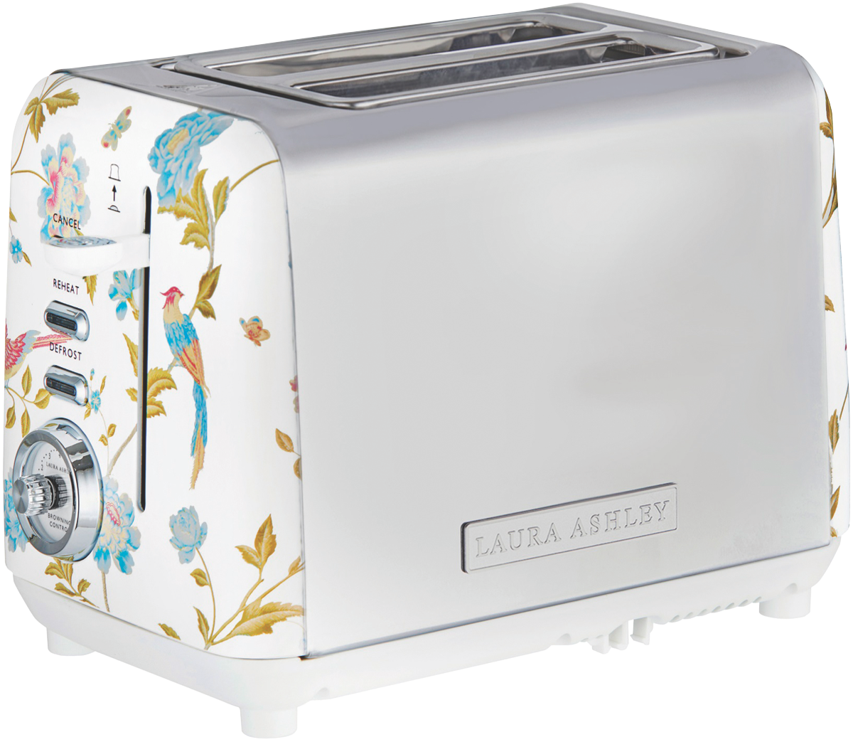 VQ Laura Ashley 2-Slice Toaster - Elveden White