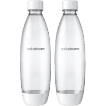 SodastreamCarb Bottle 1L Twin Pack White Fuse50084512