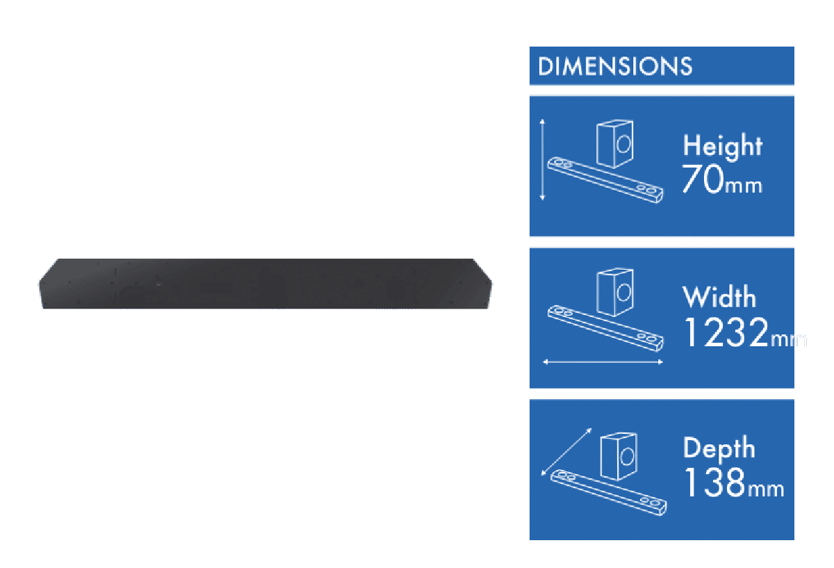 Samsung 11.1.4ch Dolby Atmos Soundbar