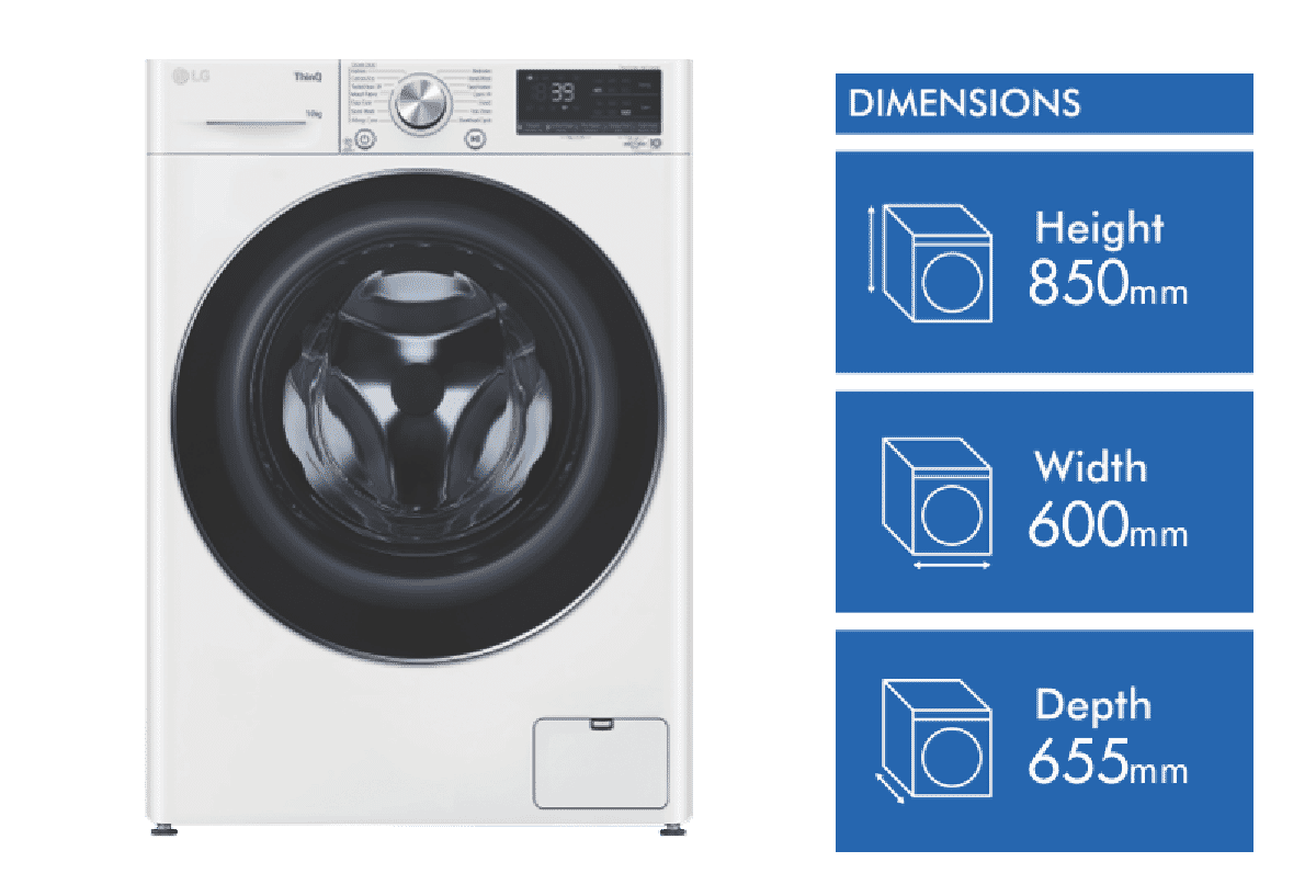 LG 10kg Front Load Washer