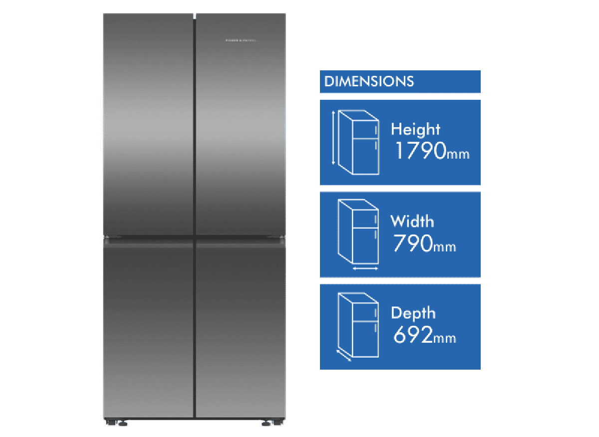 Fisher & Paykel 498L Quad Door Refrigerator