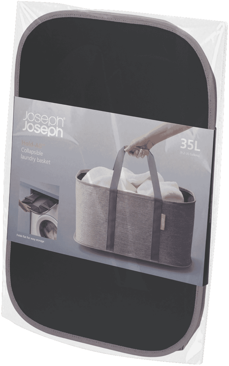 Joseph Joseph 50023 35L Hold All Collapsible Laundry Basket Grey at The