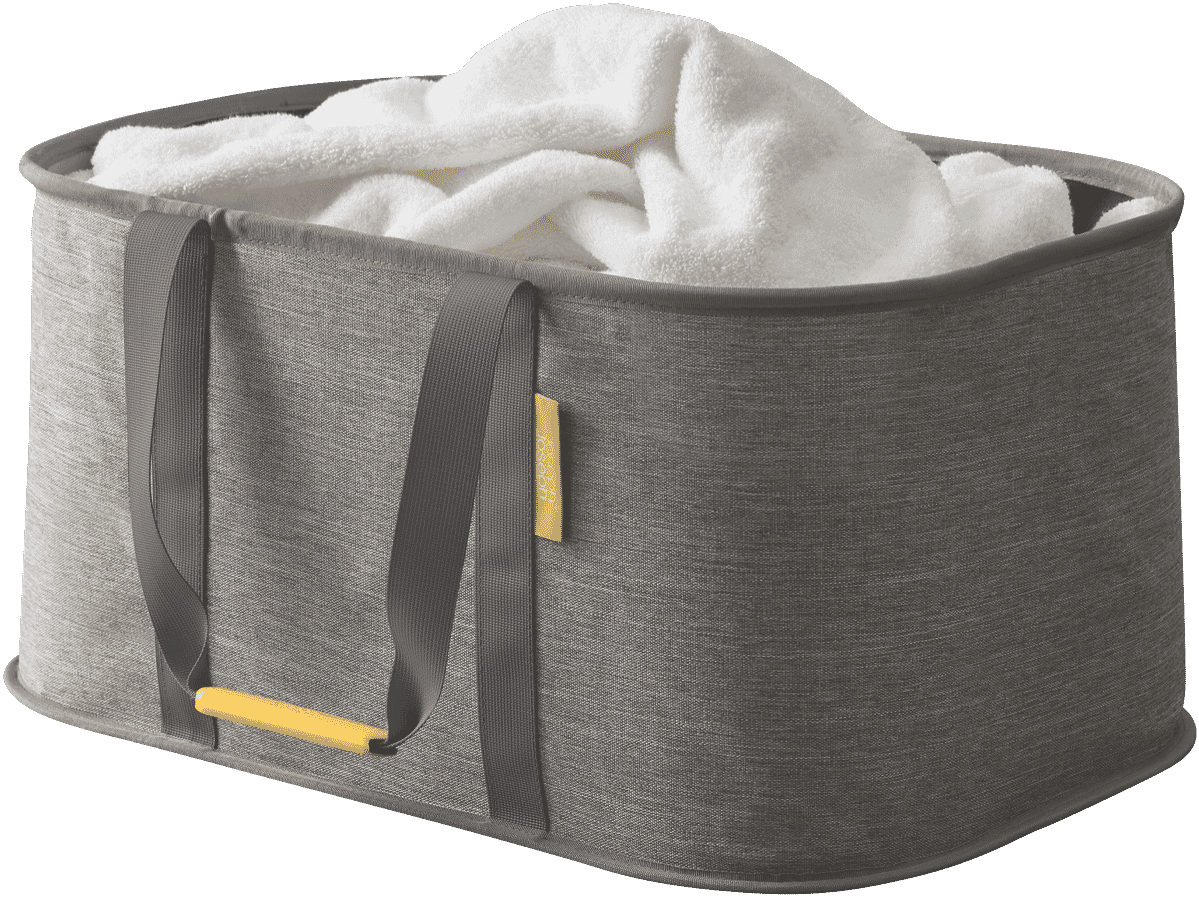 Joseph Joseph 50023 35L Hold All Collapsible Laundry Basket Grey at The