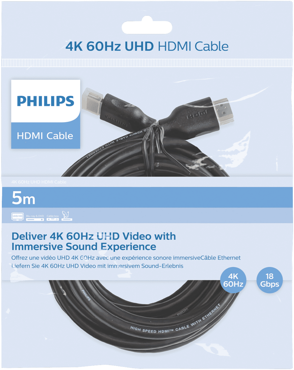 Philips HDMI 2.0 Cable (5m)