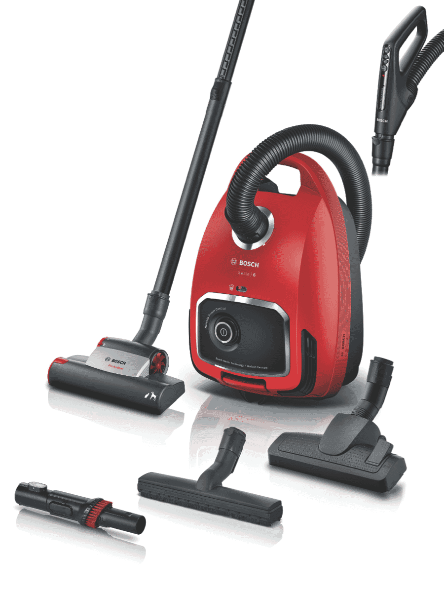Bosch Series 6 ProAnimal Bagged Vacuum Red