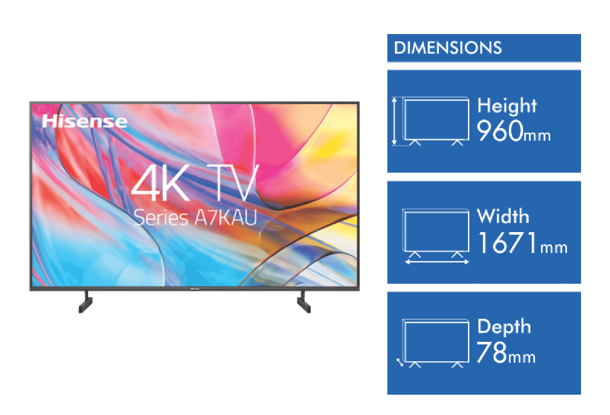 Hisense 75' A7KAU 4K UHD Smart TV 23