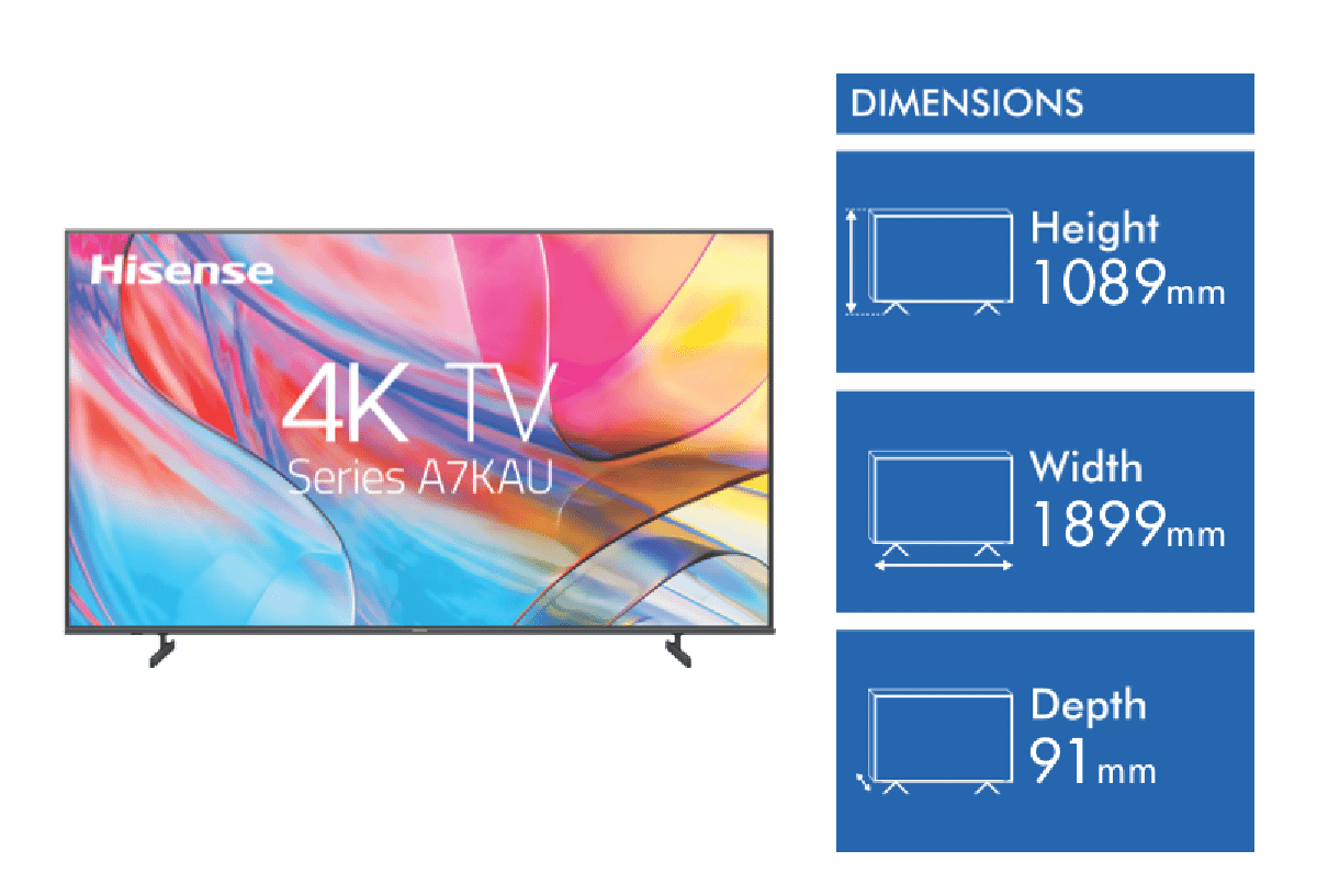 Hisense 85' A7KAU 4K UHD Smart TV 23