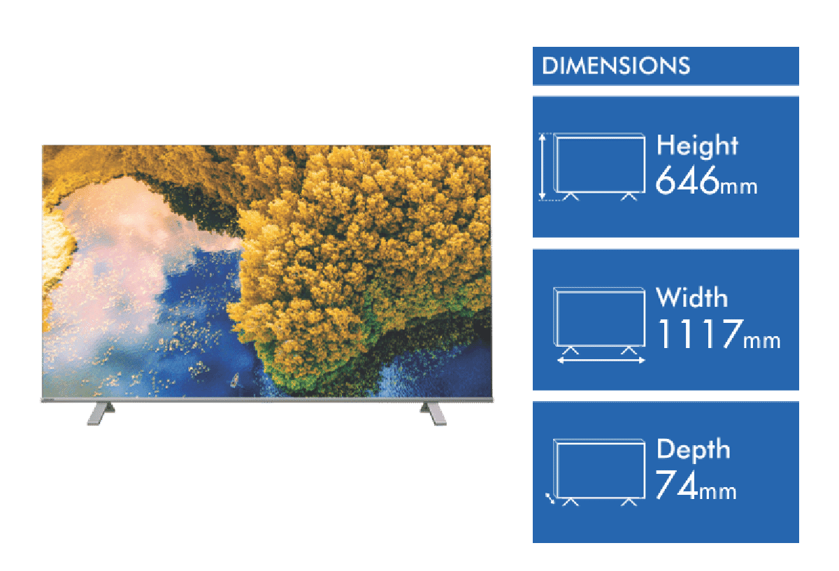 Toshiba 50' C350MP 4K UHD Google TV 23