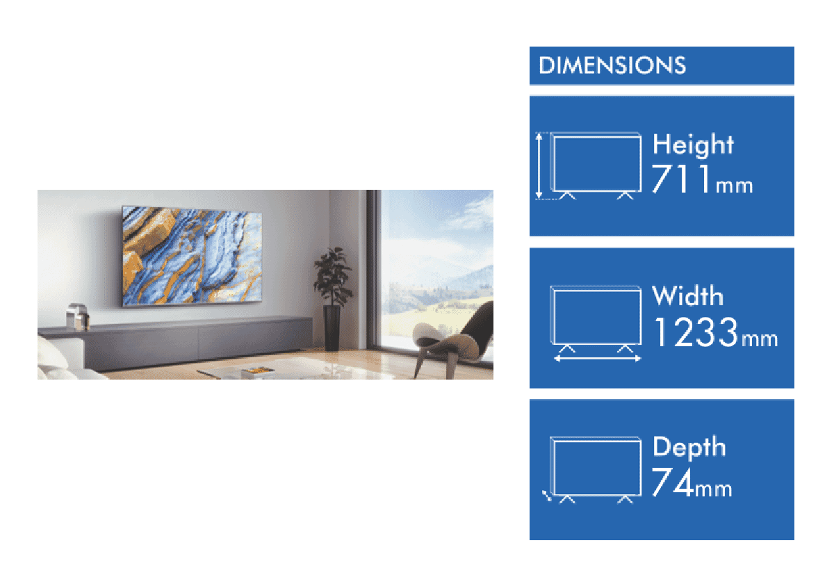 Toshiba 55' C350MP 4K UHD Google TV 23